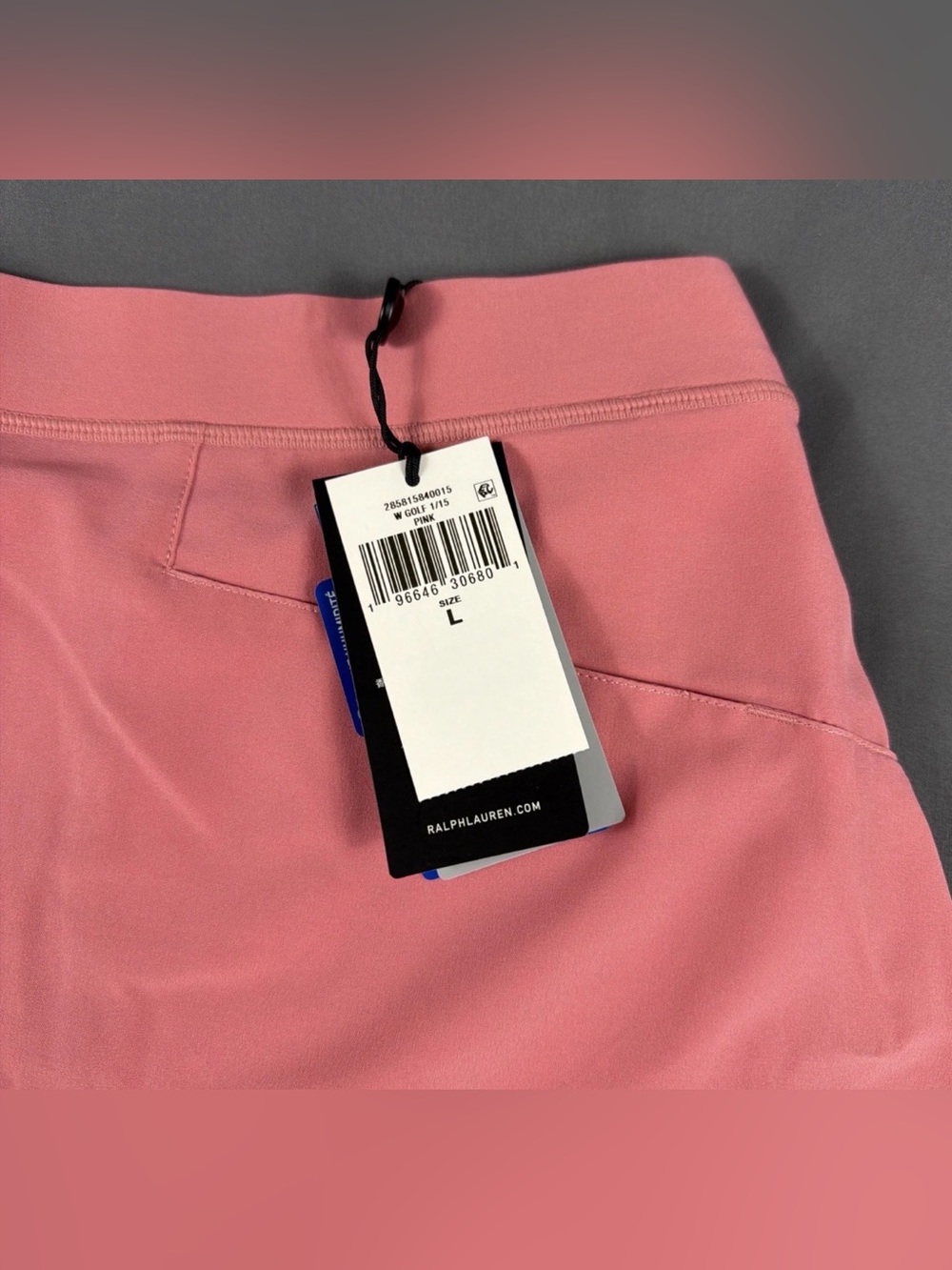 RLX Ralph Lauren Womens Golf Skort Large Pink Polyester Spandex - Picture 4 of 8